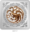 Targaryen Sigil 1oz Silver Medallion- Prototype Shown