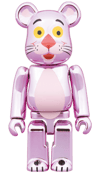 Be@rbrick Pink Panther (Chrome Ver.) 100% & 400%- Prototype Shown