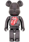 Be@rbrick The Rolling Stones Lips & Tongue (Black Chrome Version) 1000%- Prototype Shown