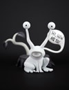 Jeremiah the Innocent Frog Sculpture – How Are You – Edition- Prototype Shown