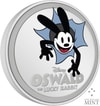 Oswald the Lucky Rabbit 1oz Silver Coin- Prototype Shown