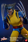 Knee-high shot of Wolverine (Unmasked) with arms bent up, claws extended, head down, and slightly hunched forward. (Prototype Shown) View 3