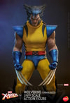 Knee-high body shot of Wolverine (Unmasked) with knees slightly bent, arms in front of his body, and head down. (Prototype Shown) View 10