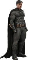 Right-angle view of Batman (2.0) in full suit without the cowl, highlighting the detailed face sculpt and intricate armor design. Collector Edition (Prototype Shown) View 21