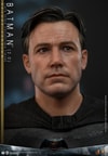 Close-up portrait of Batman (2.0) without his cowl, showcasing the newly developed Bruce Wayne head sculpt with separate rolling eyeballs and two interchangeable hair styles. (Prototype Shown) View 10