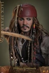 Face portrait of Jack Sparrow (Collector Edition) in his red bandana, gazing into the distance with a faintly visible sword in the frame. Collector Edition (Prototype Shown) View 5