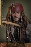 Face portrait of Jack Sparrow (Deluxe Version) in his red bandana, gazing into the distance with a faintly visible sword in the frame. (Prototype Shown) View 11