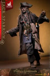 Full body shot of Jack Sparrow with left leg forward, wearing his brown hat, smirking, and gesturing with both hands slightly up and bent. (Prototype Shown) View 11