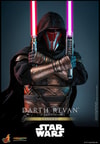 Half-Body shot of Darth Revan™ (Special Edition) standing upright, crossing his arms in front of his chest while holding red and purple lightsabers vertically. Exclusive Edition (Prototype Shown) View 13