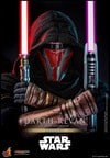 Close-up of Darth Revan™ (Special Edition) crossing his arms in front of his chest while holding red and purple lightsabers vertically. Exclusive Edition (Prototype Shown) View 14