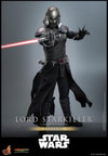 Full-body shot of Lord Starkiller™, holding a lightsaber backward in front of him with his right hand while gesturing forward with his left hand. Collector Edition (Prototype Shown) View 7