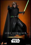 Full-body shot of Luke Skywalker™ (Dark Empire) in a slight crouch, gesturing forward with his right hand, while holding a lightsaber up with his left hand. Collector Edition (Prototype Shown) View 5