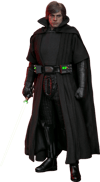 Full-body shot of Luke Skywalker™ (Dark Empire) looking to his left, holding a lightsaber in his right hand, with his left hand clenched. (Prototype Shown) View 18