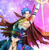 Kamina, Simon & Yoko with Lagann (Prototype Shown) View 3