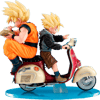 Super Saiyan Son Goku & Super Saiyan Son Gohan on Motorbike (Prototype Shown) View 10