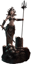 Medusa with Tail (Silver) (Prototype Shown) View 11