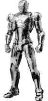 DLX Iron Man Mark 2 (Chrome Edition) Action Figure by threezero