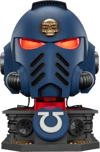 Ultramarines Captain MkX Helmet and Display Stand (Prototype Shown) View 14
