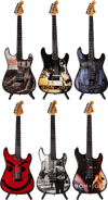 Bon Jovi Collectible Miniature Guitar Set (Prototype Shown) View 16
