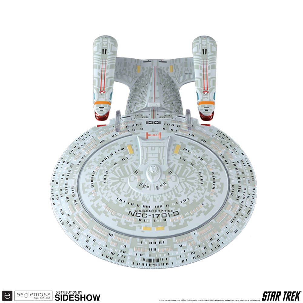 Enterprise NCC-1701-D 22cm Sondermodell Eaglemoss englisches Ma Star Trek U.S.S 