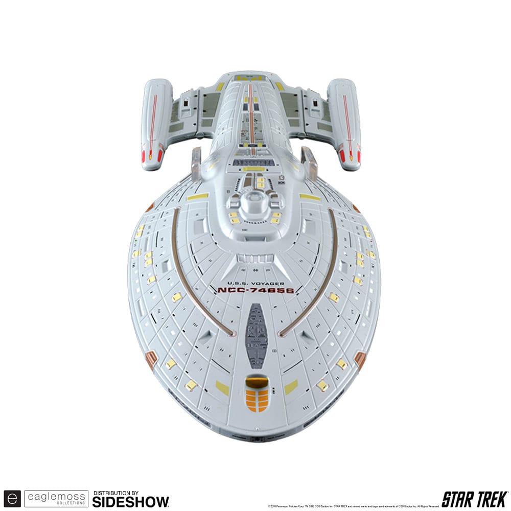U.S.S Star Trek englisch Magazin XL Raumschiff Metall Modell 25cm Voyager 