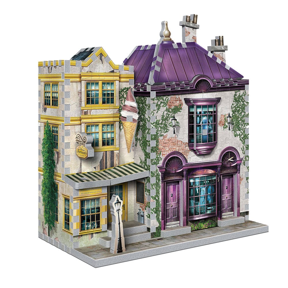 Harry Potter Diagon Alley Complete Collection 4 x 3D Model Jigsaw Puzzles 