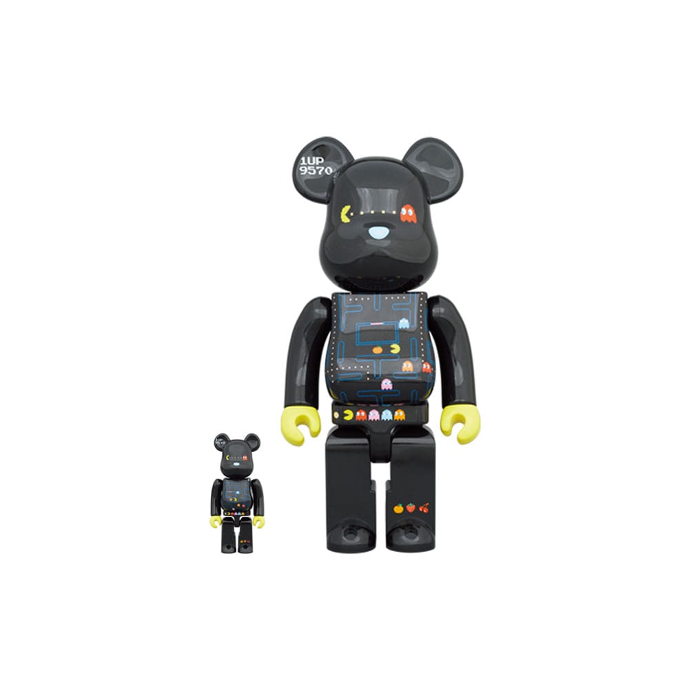 Be@rbrick Pac-Man 100% and 400% Collectible Figure Set by Medicom 