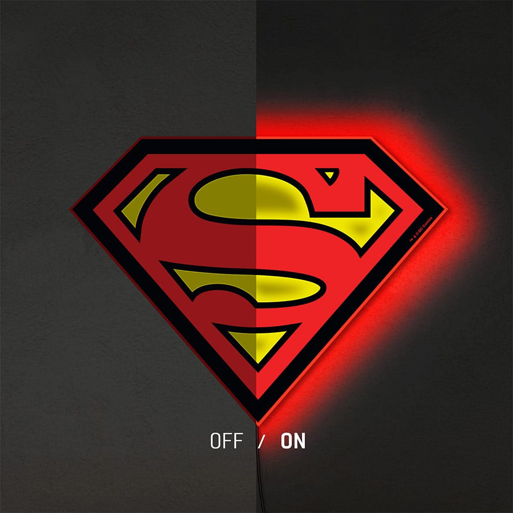 Logo JS Superman Symbol Lamp with Shade 