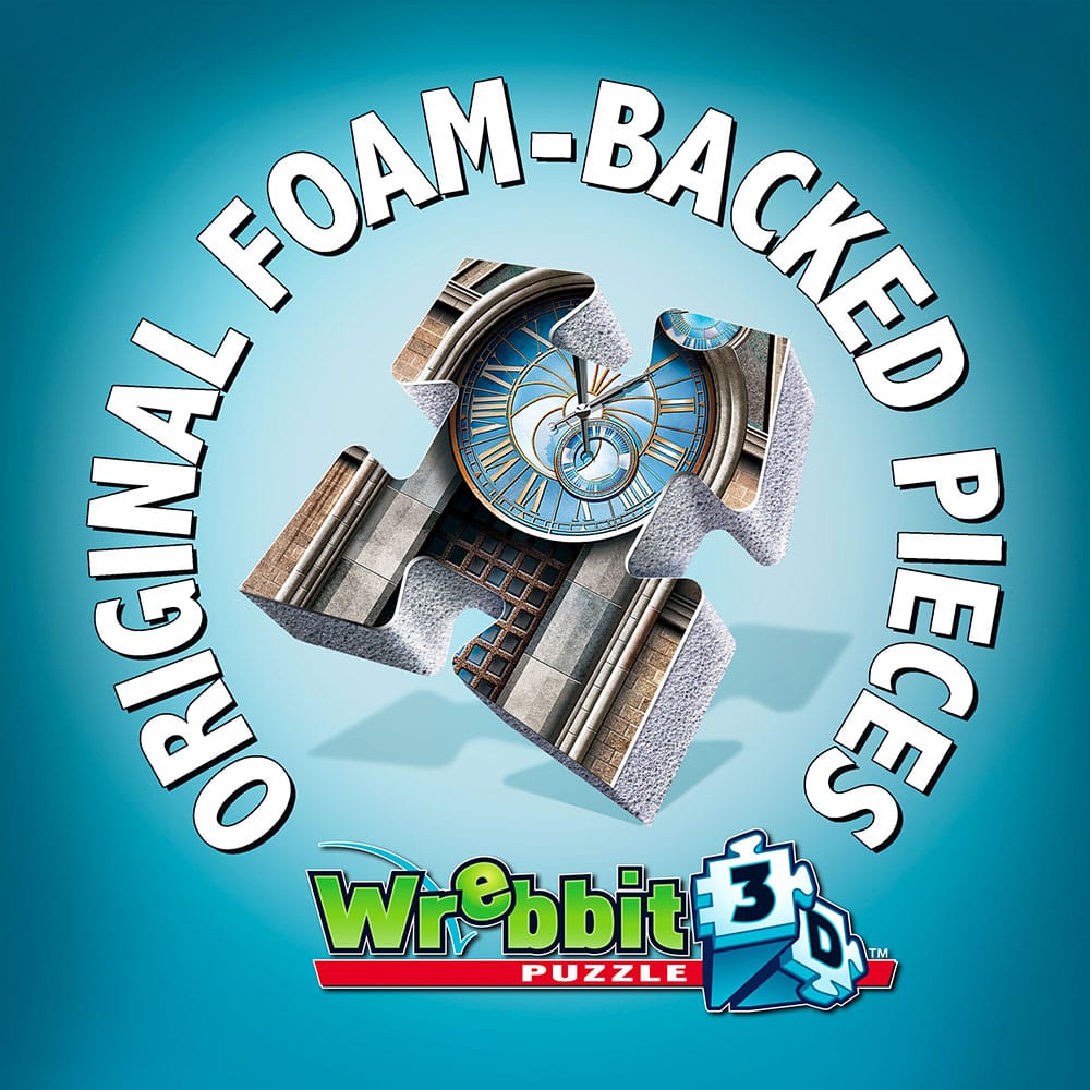 3D puzzels 420pc Puzzle New Wrebbit 3D Harry Potter Hogwarts Clock Tower Puzzels BA8209578