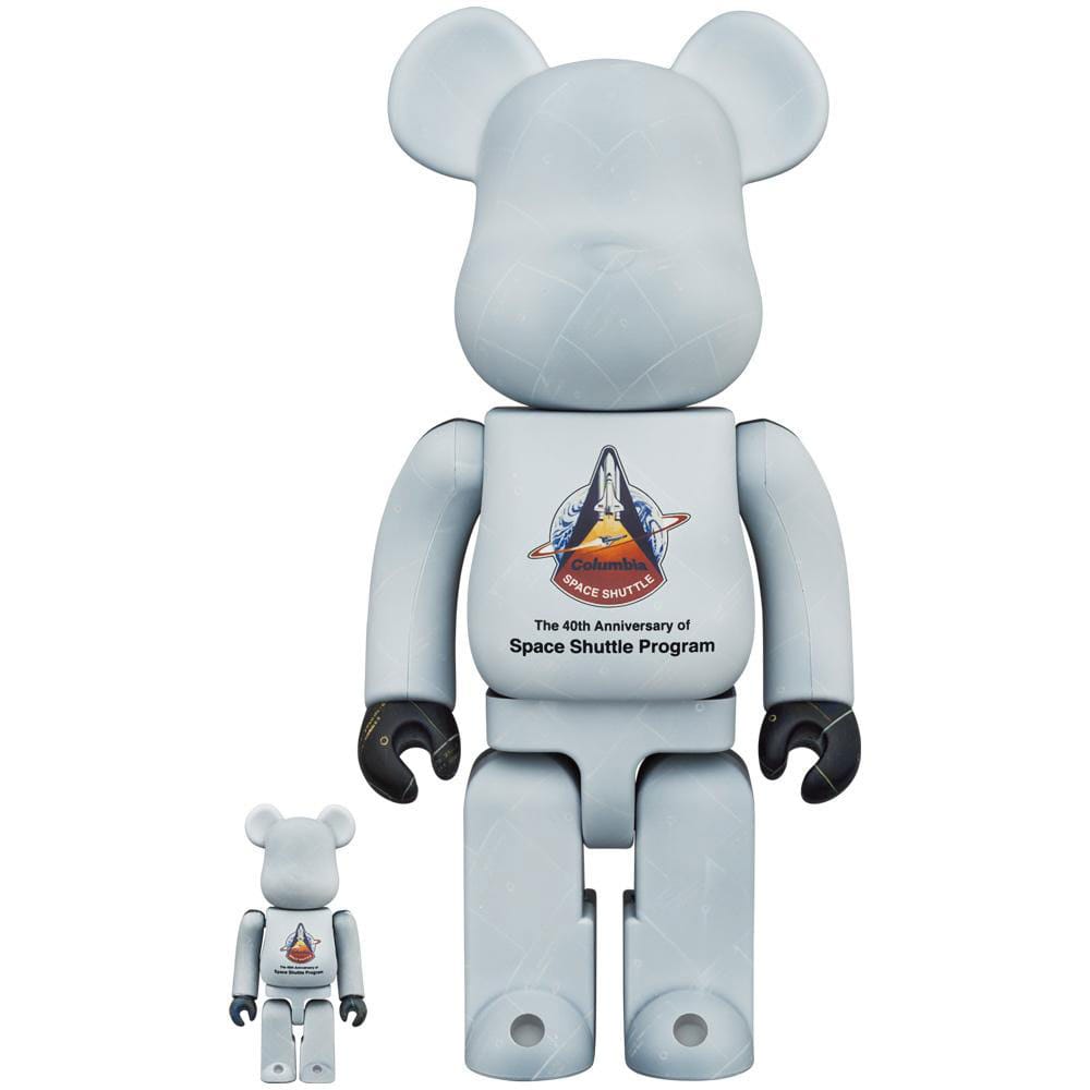 Be@rbrick Space Shuttle 100% & 400% Collectible Figure by Medicom Toy