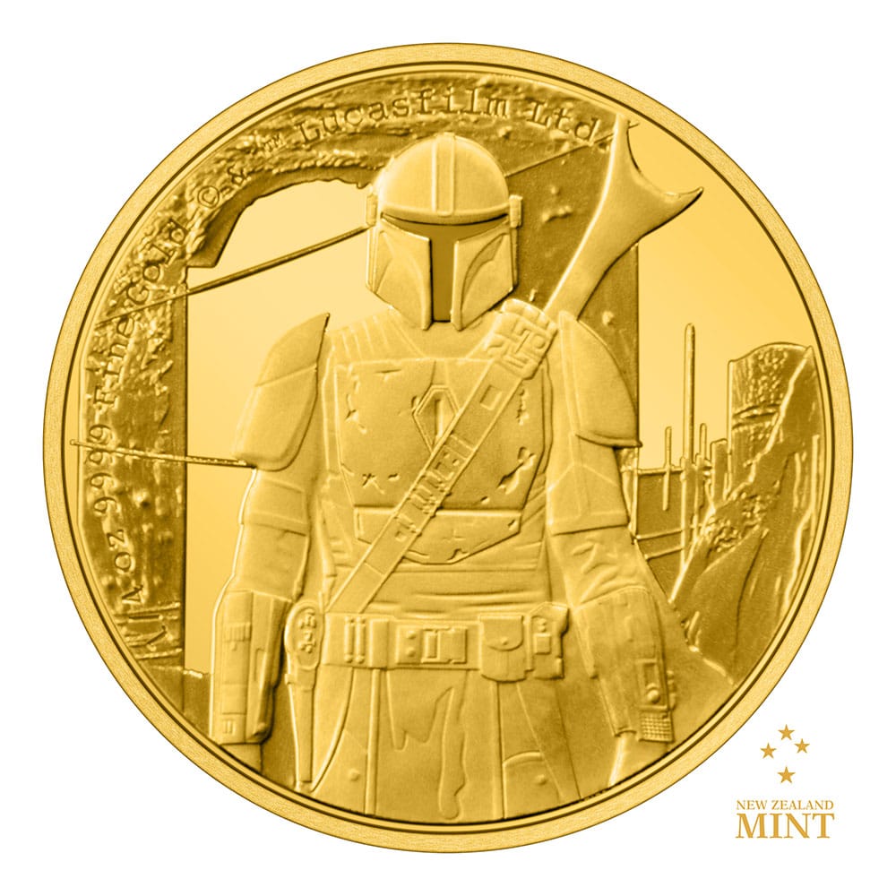 The Child Grogu Star Wars The Mandalorian Coin Baby Yoda Collectable Gold Coin 
