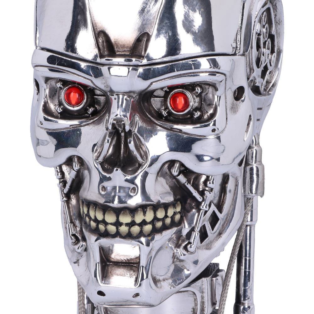 Nemesis Now T-800 Terminator 2 Judgement Day T2 Head Apribottiglie in poliresina taglia unica argento 