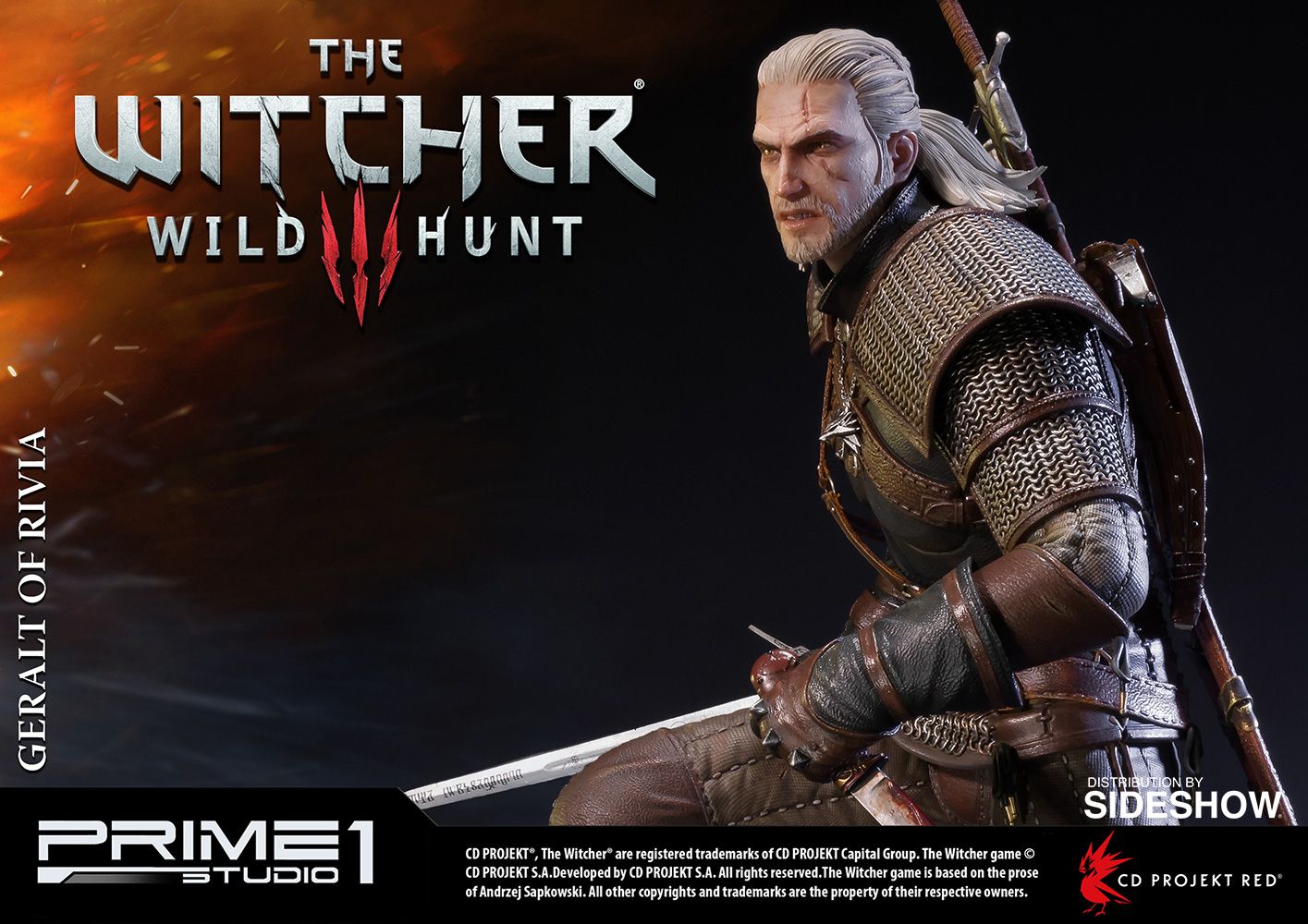 Geralt Of Rivia Statue by Prime 1 Studio | Sideshow Collectibles
