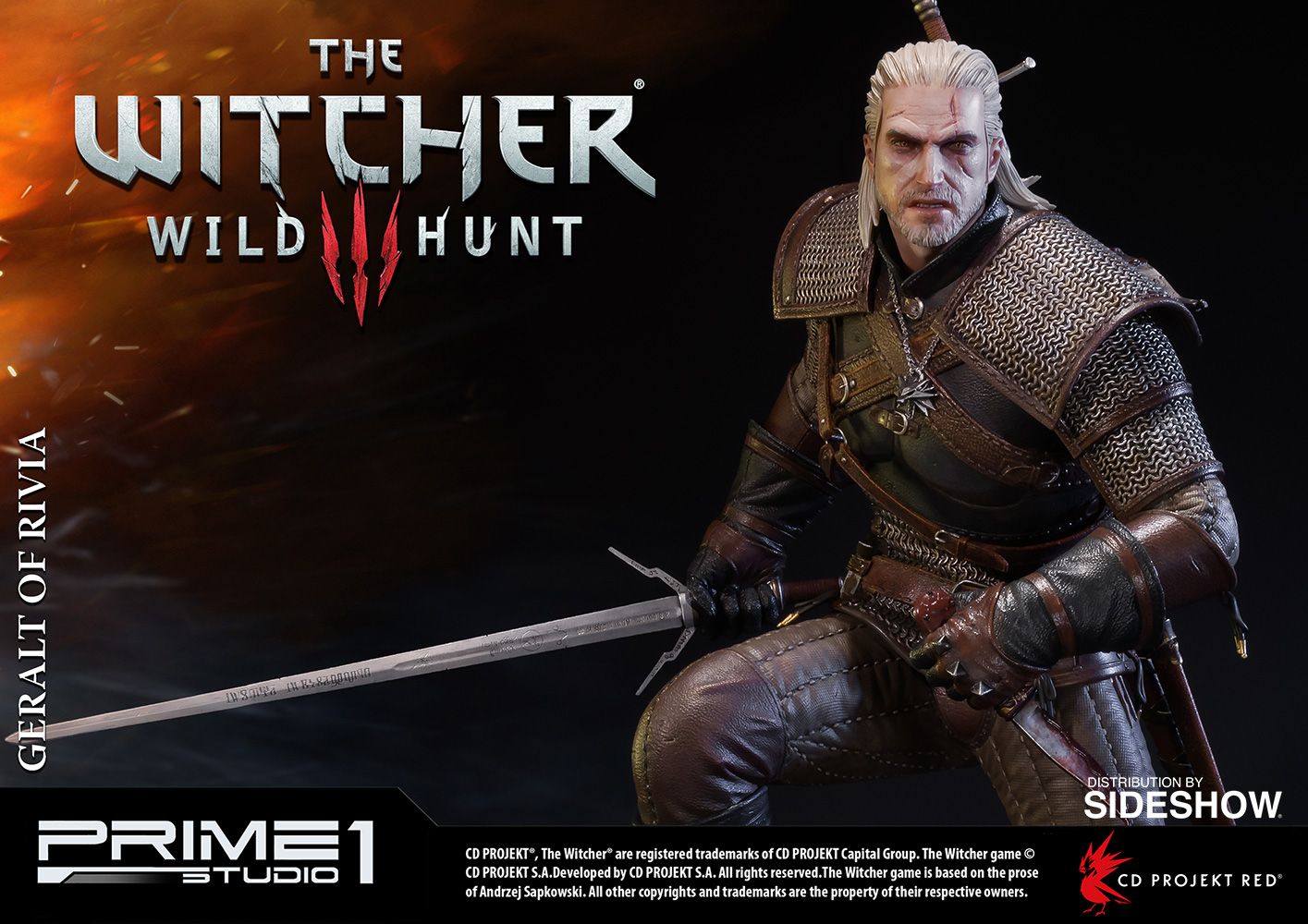 Geralt Of Rivia Statue by Prime 1 Studio | Sideshow Collectibles
