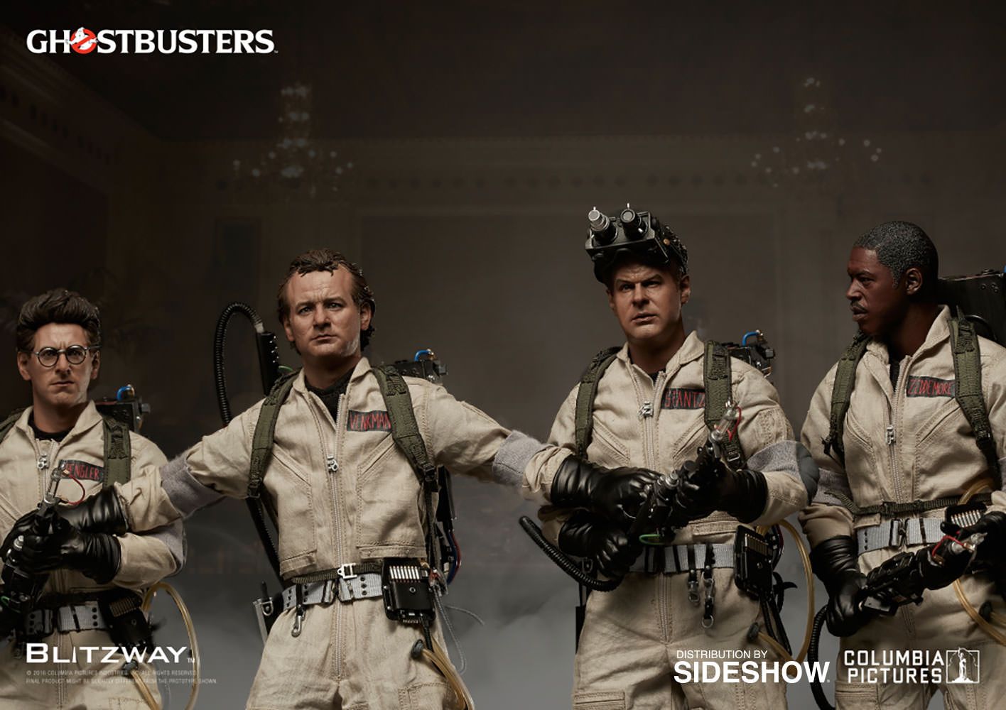Special Pack Ghostbusters blitzway 1/6 Scale Sideshow 