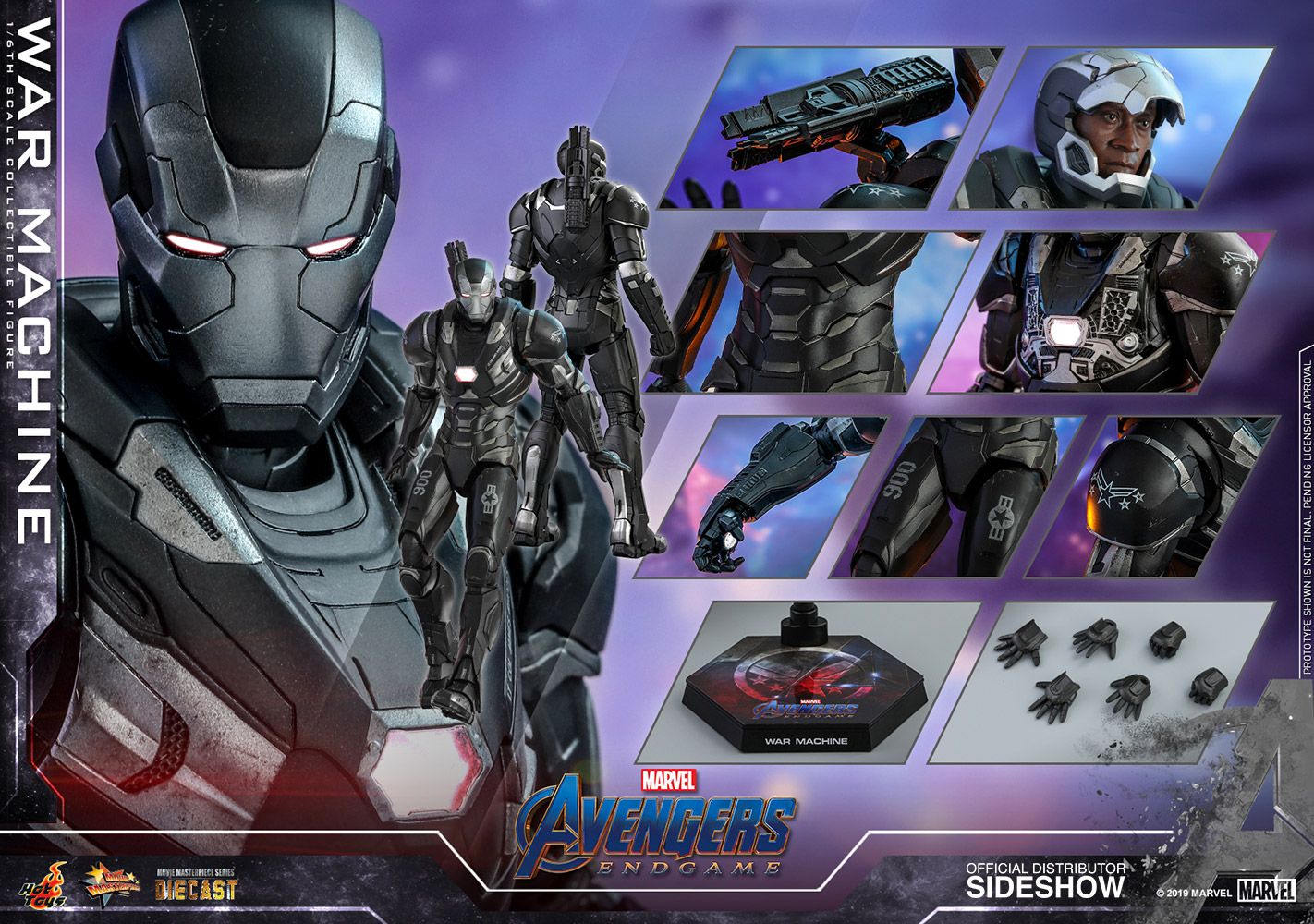 Marvel War Machine Sixth Scale Figure by Hot Toys | Sideshow 