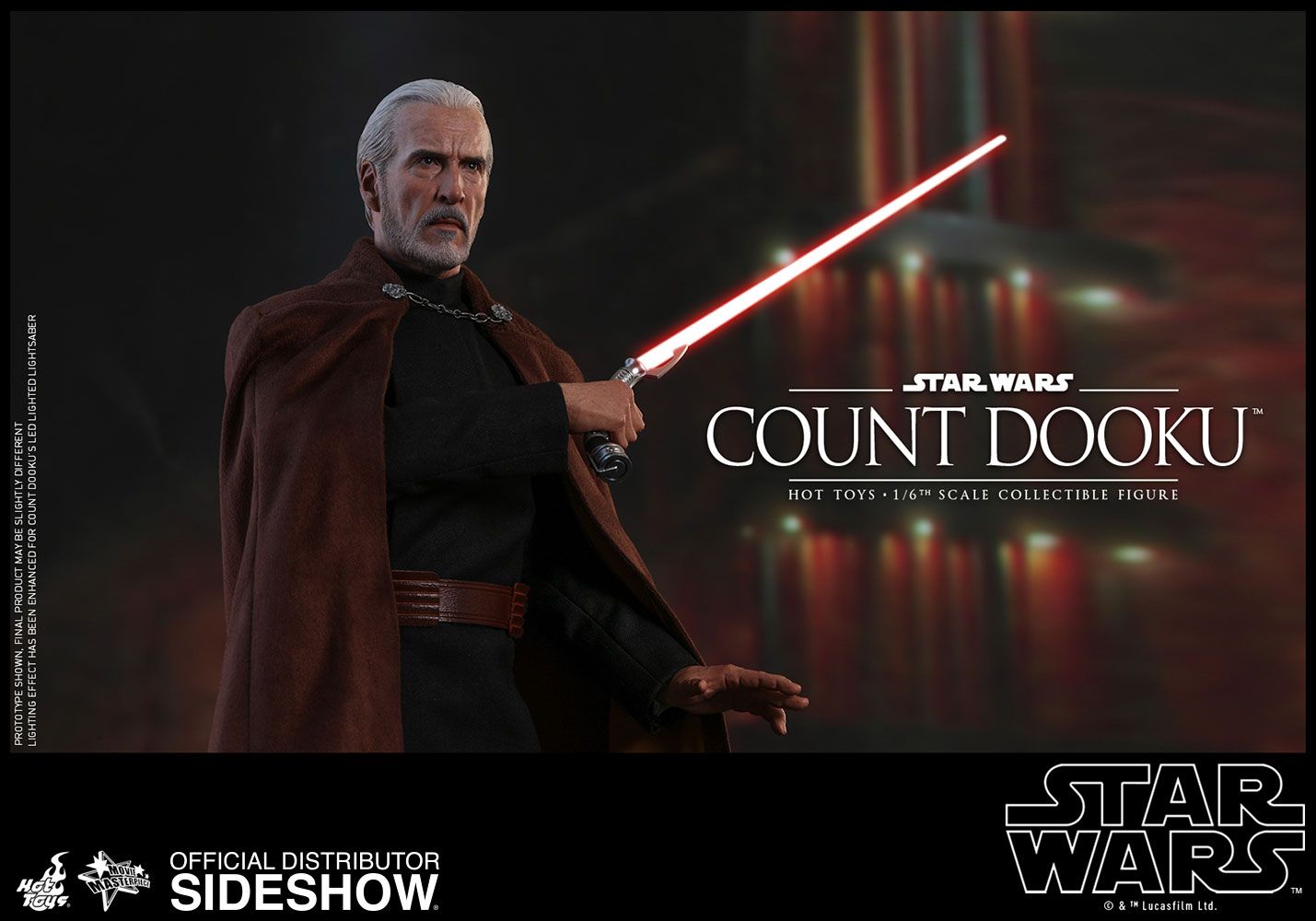 Hot Toys Star Wars AOTC Count Dooku MMS496 Brown Belt loose 1/6th scale 