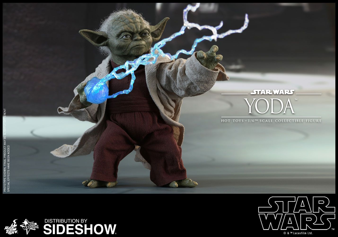Star Wars Yoda Angriff der Klonkrieger scale Sideshow Hot Toys 