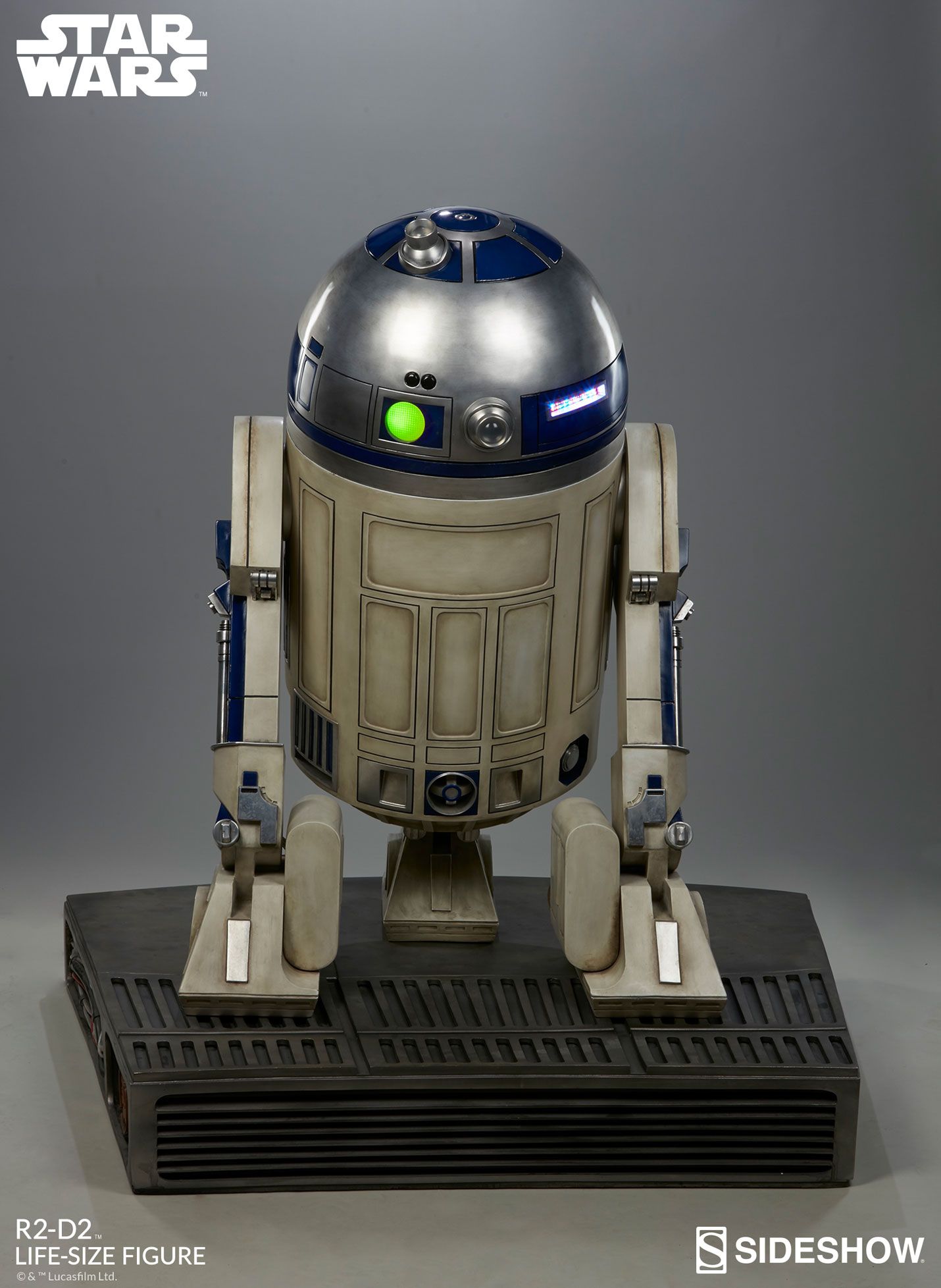 FIGURE STAR WARS R2-D2 BUILDING BLOCKS BLOCK R2D2 R2 D2 DROID ROBOT STATUE #1 