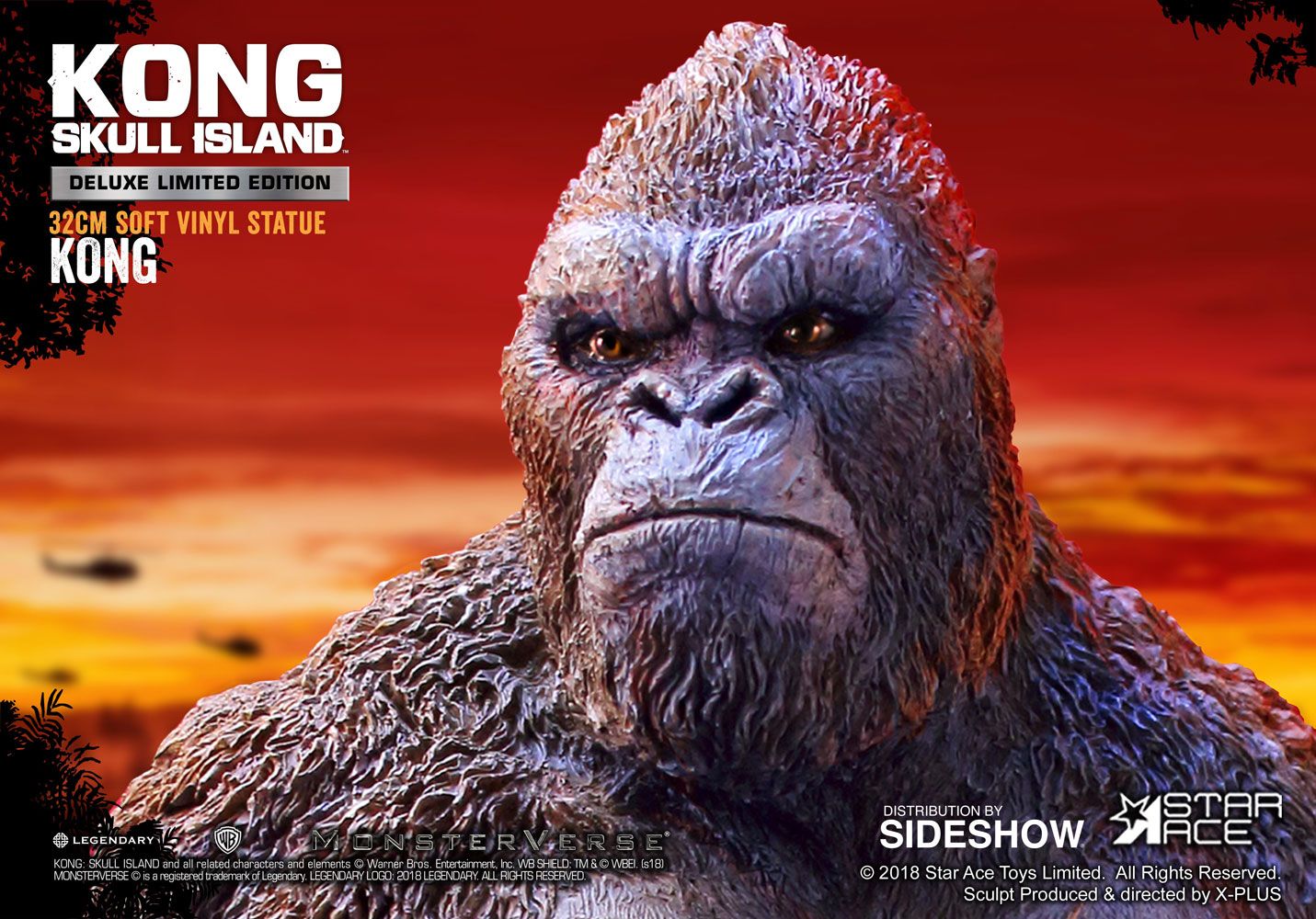 Sideshow King Kong Skull Island  2.0 Deluxe Edition Statue by Star Ace Toys Sideshow RARE 