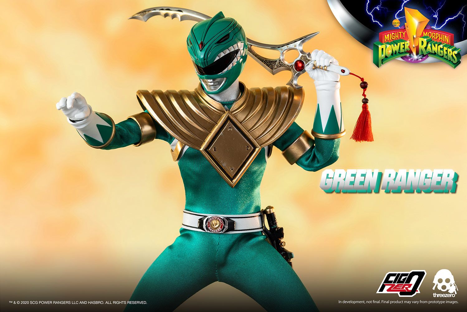 Green Ranger 1/6 Scale Figure Mighty Morphin Power Rangers Threezero No HOT TOYS 