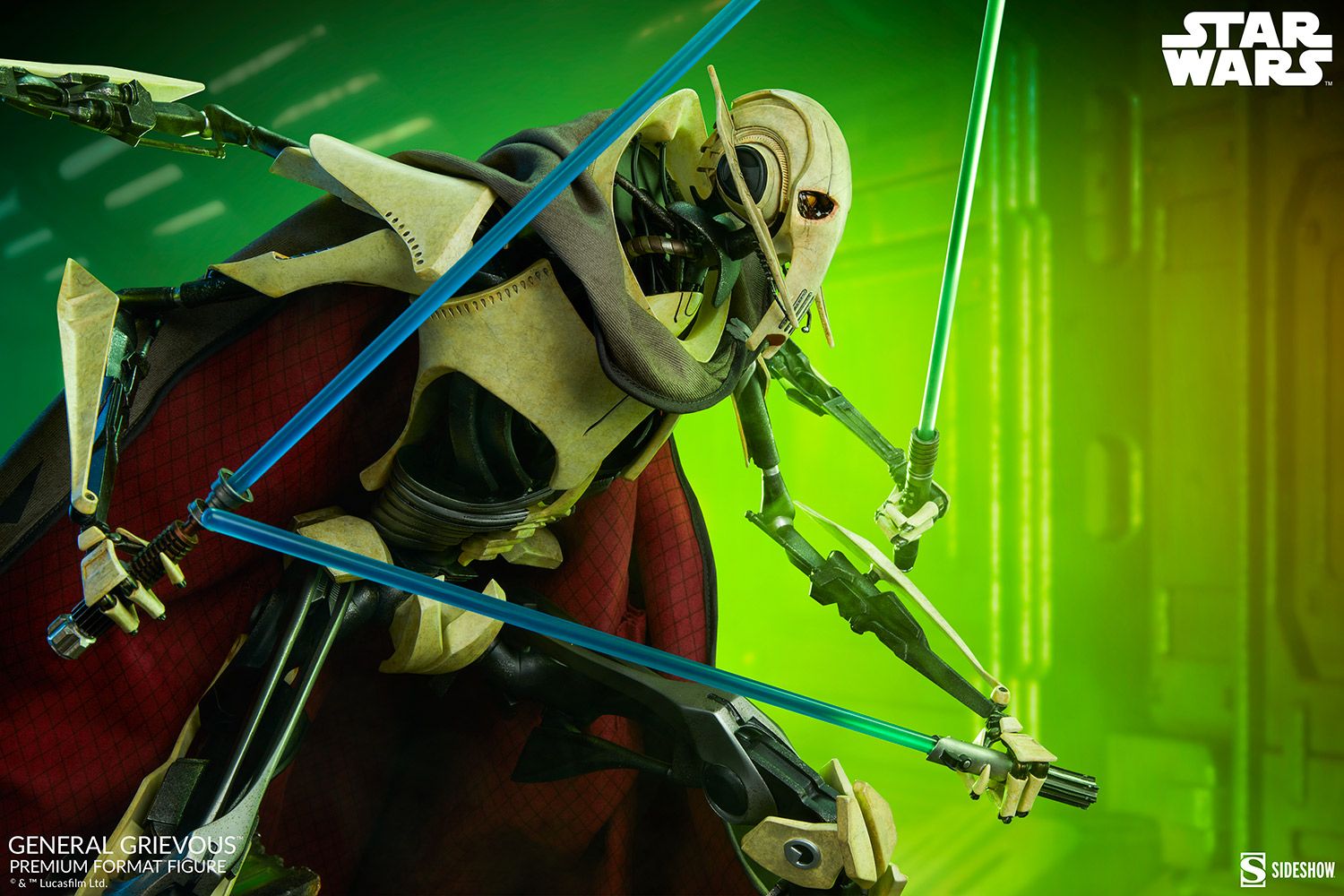Star Wars Custom Cloak Only for General Grievous Sideshow Premium Format Statue 