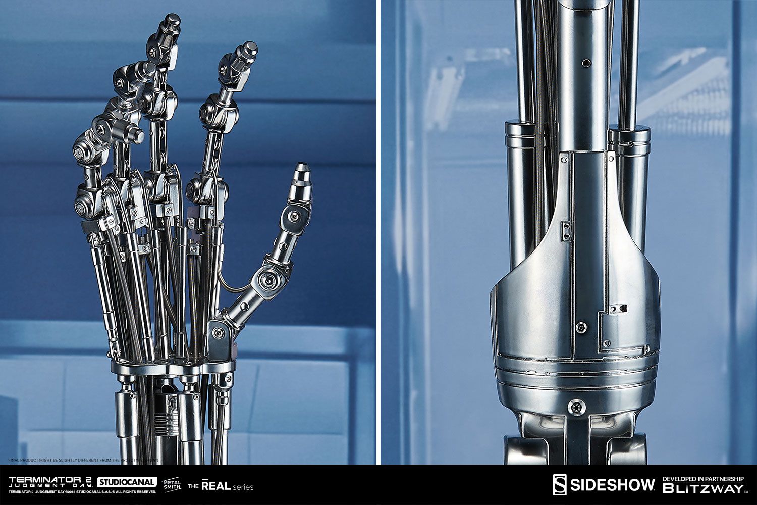 Right or Left 33 Inch KIT 2021-R1 Scale 1:1 Terminator T800 Full Endo Arm 