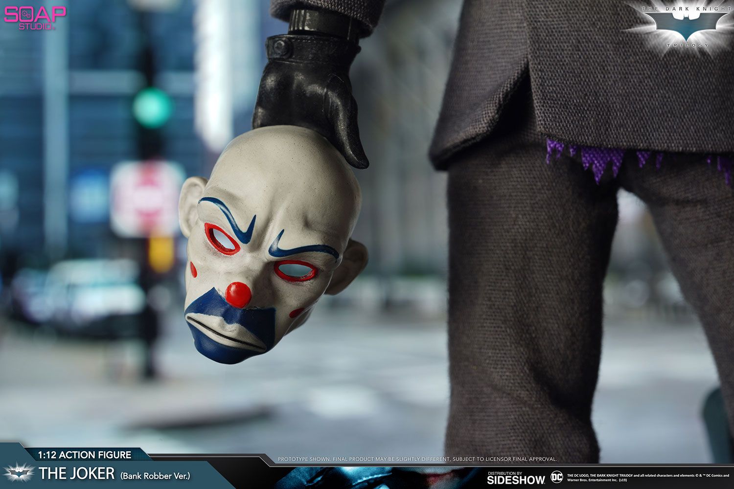 1/12 Soap Studio FG008 The Joker Robbed Version Clothes Set W/2 Head Sculpt Toys 