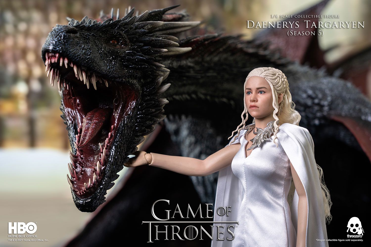 Daenerys Targaryen Game of Thrones 1:6 Scale Action Figure NEW ThreeZero 