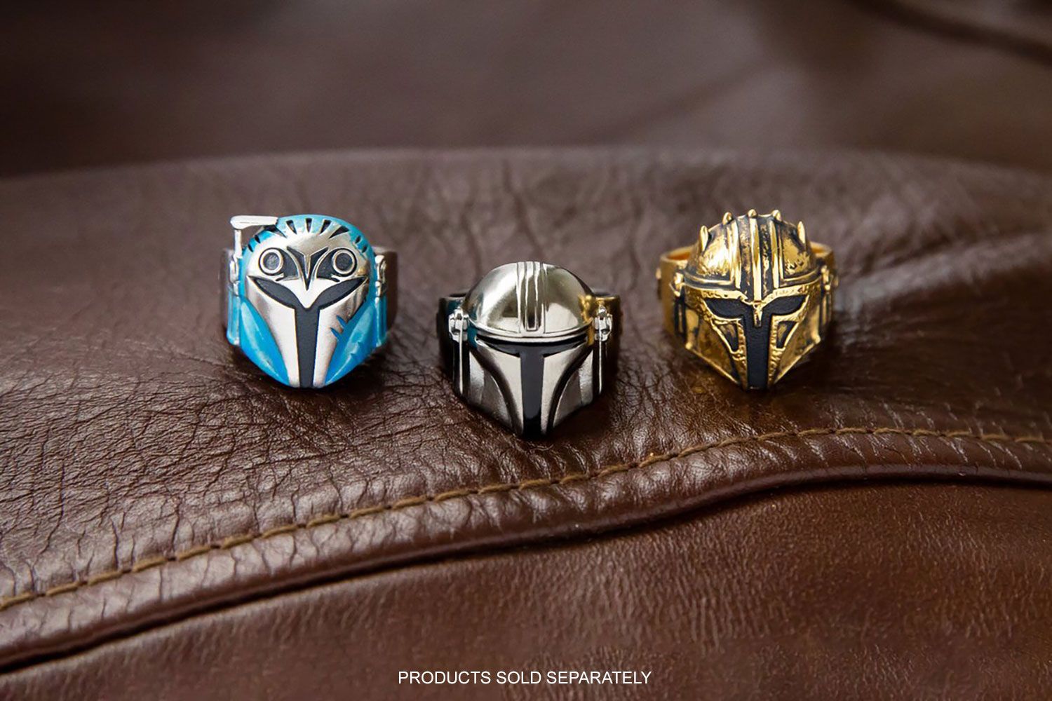 Mandalorian Helmet Ring by RockLove Sideshow Collectibles