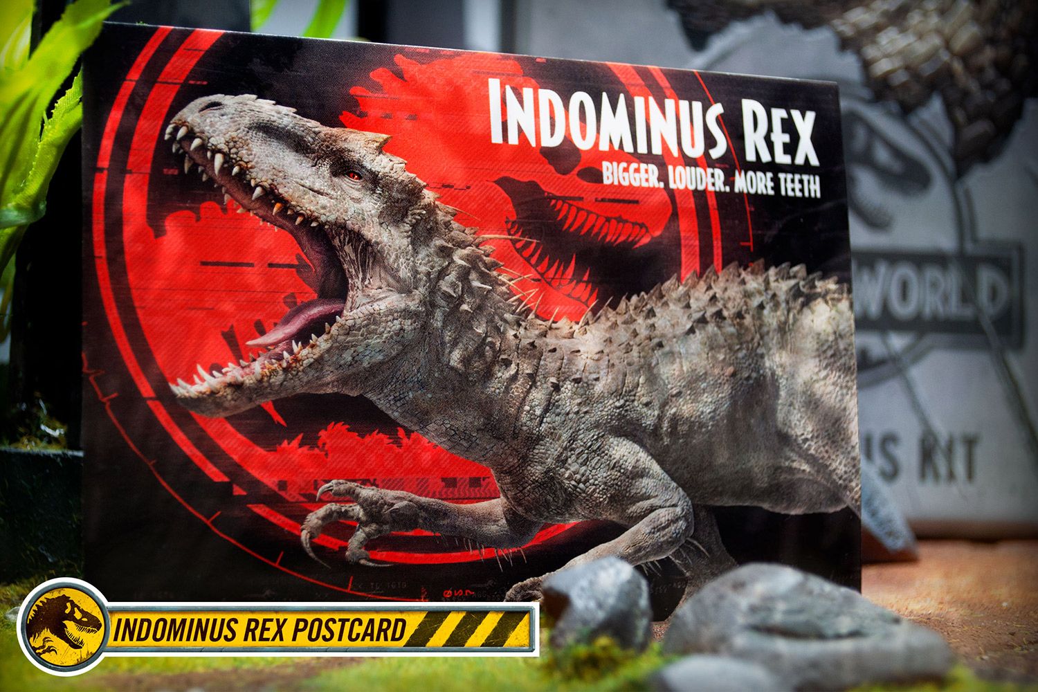 Universal Studios Jurassic World Indominus Rex Bigger Louder More Teeth Pin New 
