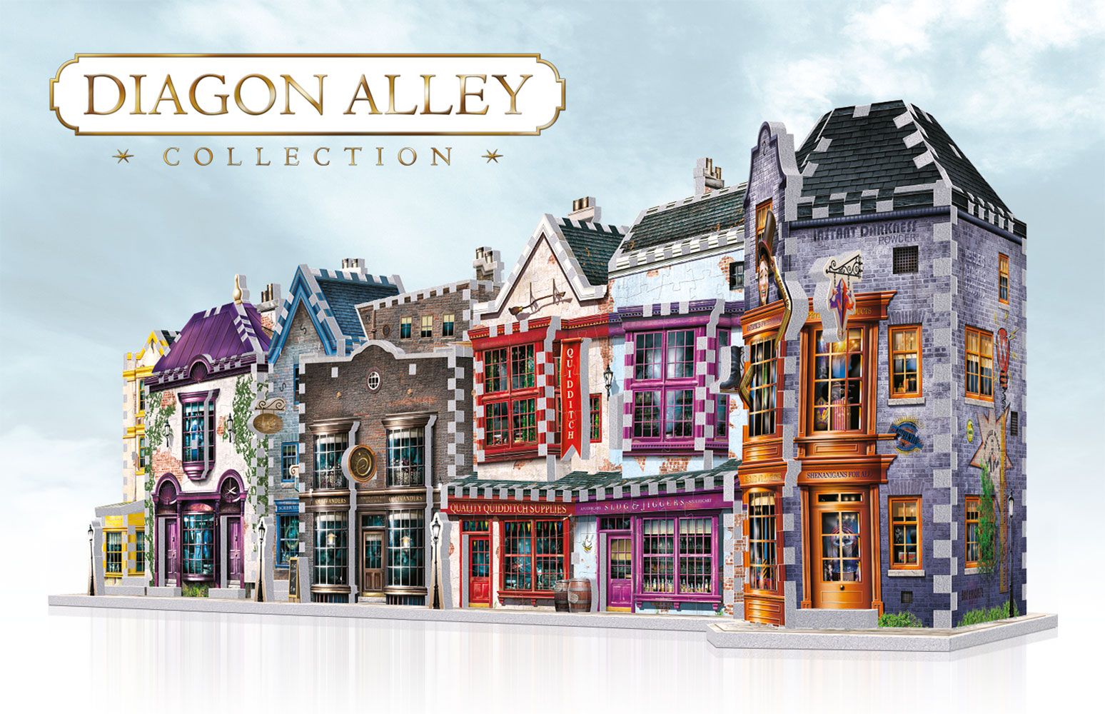 Harry Potter Hogwarts Diagon Alley Collection Weasley Wizards Wheezes & Daily... 
