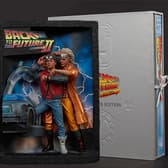  Back to the Future Sculpted Movie Poster and The Ultimate Visual History Collectors Edition Collectible