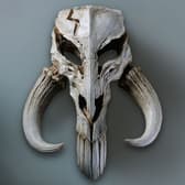  Mandalorian Skull Wall Decor Collectible